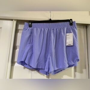 Athleta Hustle 3" Shorts Size 1X NEW Lightweight Exercise Gym Workout Running